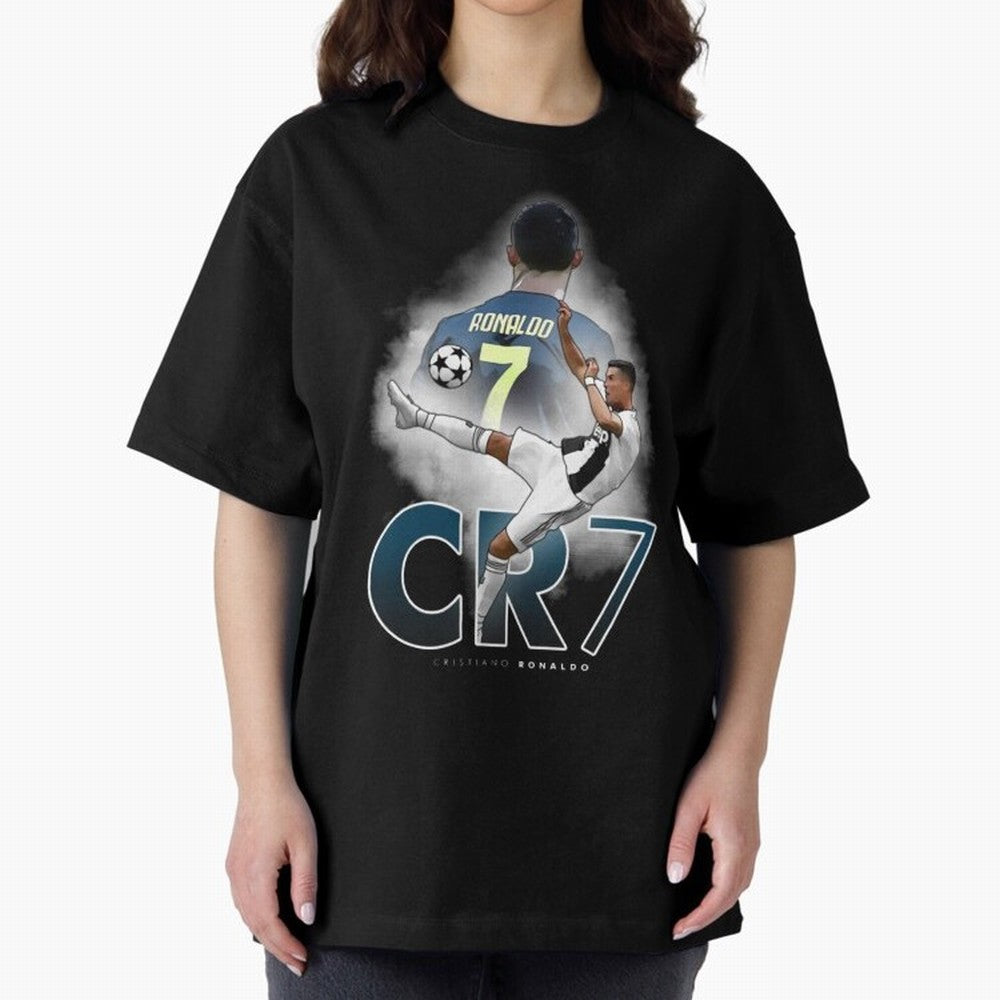 CR7 Oversized T-Shirt Share the Excitement of FIFA World Cup 2026 Group Stage Built around Haaland and Mbappe, Argentina and Brazil Energy, Soccer Culture, Superstar Moments, National Team Dreams and Competitive Fire; Built for Supporters Chasing