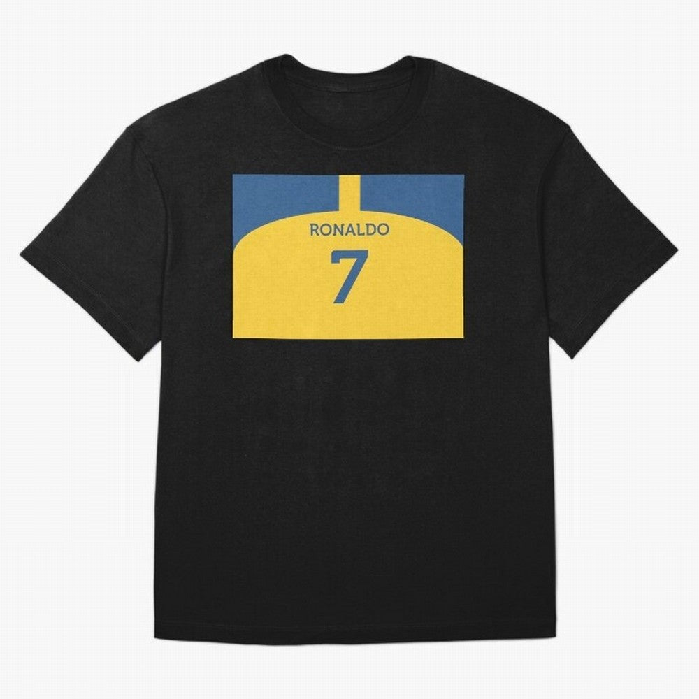 Cristiano Ronaldo Al Nassr Fc Oversized T-Shirt Share FIFA World Cup 2026 USA Canada Mexico Filled with Haaland and Mbappe, Argentina and Brazil Energy, Football Festival Excitement, Trophy Ambitions, Country Rivalries and Star Player Buzz; Great