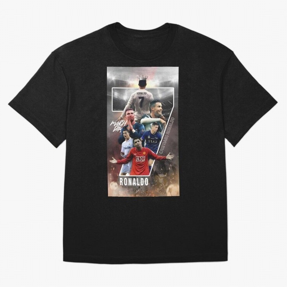Cr7 wallpaper Oversized T-Shirt Celebrate Every Goal in Global Football Passion for FIFA World Cup 2026 USA Canada Mexico, Inspired by Neymar, Haaland and Cristiano Ronaldo, France, Football History, Final Match Energy, Crowd Noise and Once in a