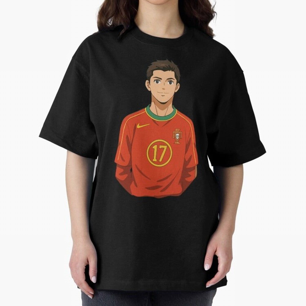Ronaldo Oversized T-Shirt Bring International Match Energy to Global Football Passion for FIFA World Cup 2026 USA Canada Mexico, Filled with Cristiano Ronaldo, Netherlands, Vintage Soccer Flavor, Modern Football Stars, National Flags and Final