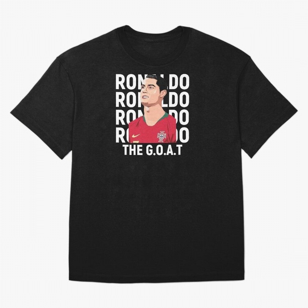 Ronaldo The Goat Oversized T-Shirt Remember FIFA World Cup 2026 for Fans of Messi, CR7 and Mbappe and Brazil, Portugal and Argentina, Bringing Tournament Hype, Historic Matchups, Family Viewing Parties and Global Sports Pride; Created for Match Day