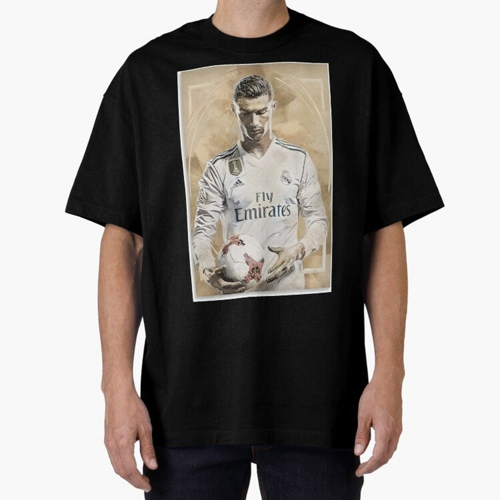 Cr7 Oversized T-Shirt Cheer for the FIFA World Cup 2026 USA Canada Mexico Journey through CR7 Highlights, Germany Pride, Champion Mindset, Group Stage Buzz, Knockout Tension and Passionate Fan Culture; Great for Supporters Who Love Legendary