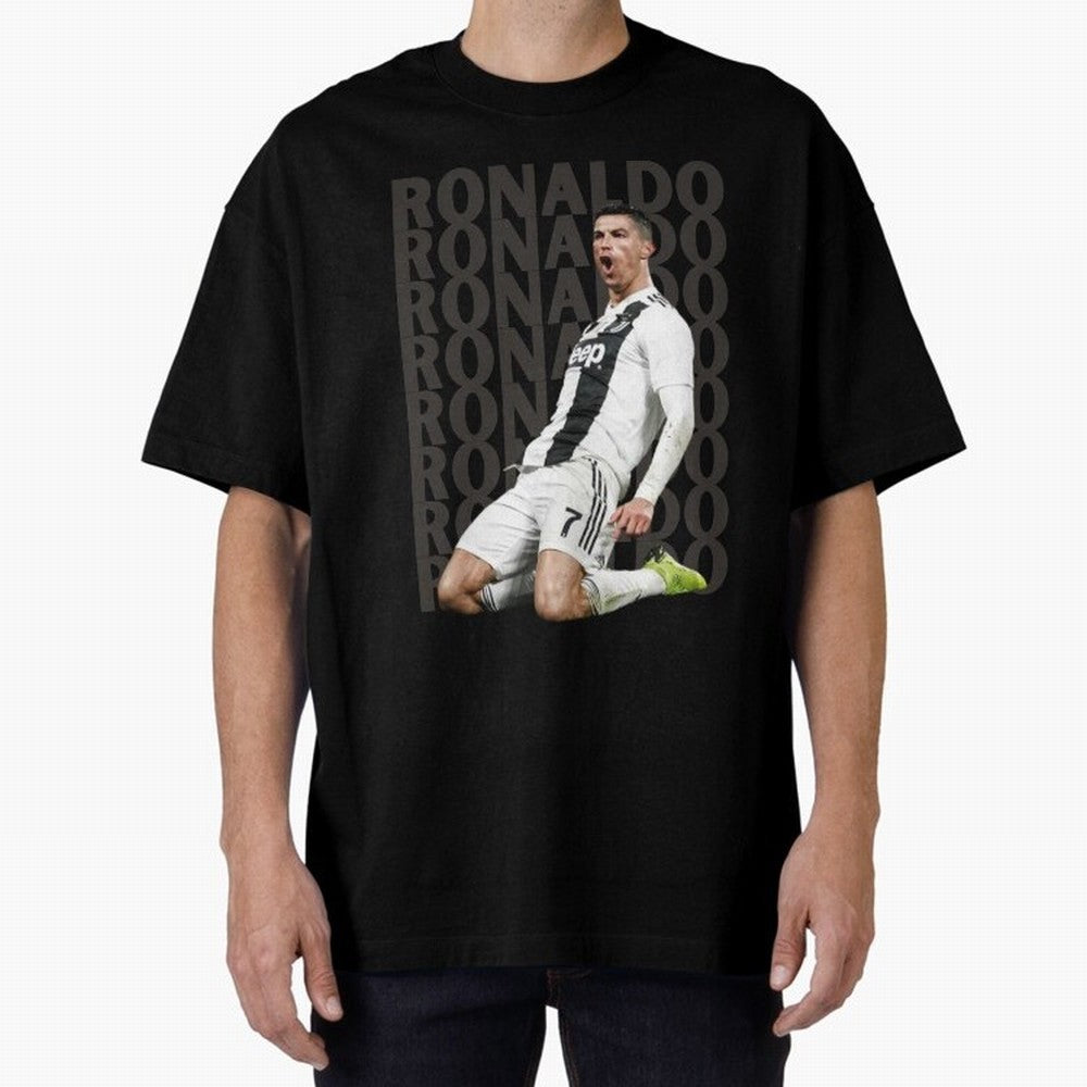 Cristiano Ronaldo | Portugal | Football | GOAT | Juventus Oversized T-Shirt Share the Excitement of the FIFA World Cup 2026 Group Stage Journey through Cristiano Ronaldo Highlights, England Pride, Football History, Final Match Energy, Crowd Noise