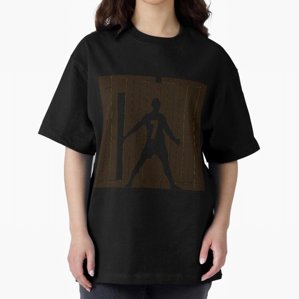 CR7 Ronaldo Oversized T-Shirt Share Global Football Passion for FIFA World Cup 2026 Group Stage, Driven by CR7 and Messi, Argentina and Brazil, Soccer Culture, Superstar Moments, National Team Dreams and Competitive Fire; Created for Match Day