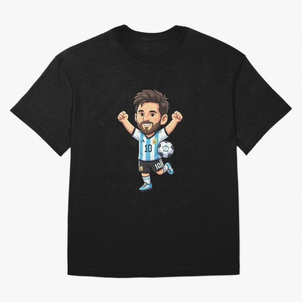 Cute Football Champion Cartoon Design Oversized T-Shirt Capture FIFA World Cup 2026 USA Canada Mexico Driven by CR7, Portugal Energy, Stadium Chants, National Pride, Trophy Dreams and Unforgettable Football Memories; Created for Match Day Parties,