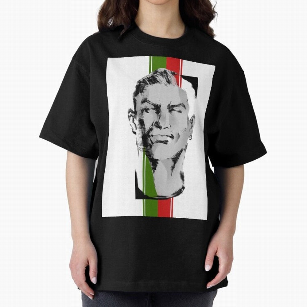 Cristiano Oversized T-Shirt Enjoy the Biggest Football Party of Global Football Passion for FIFA World Cup 2026 USA Canada Mexico, Inspired by CR7, Germany, Global Supporter Spirit, Legendary Goals, National Colors and Tournament Celebration; Made