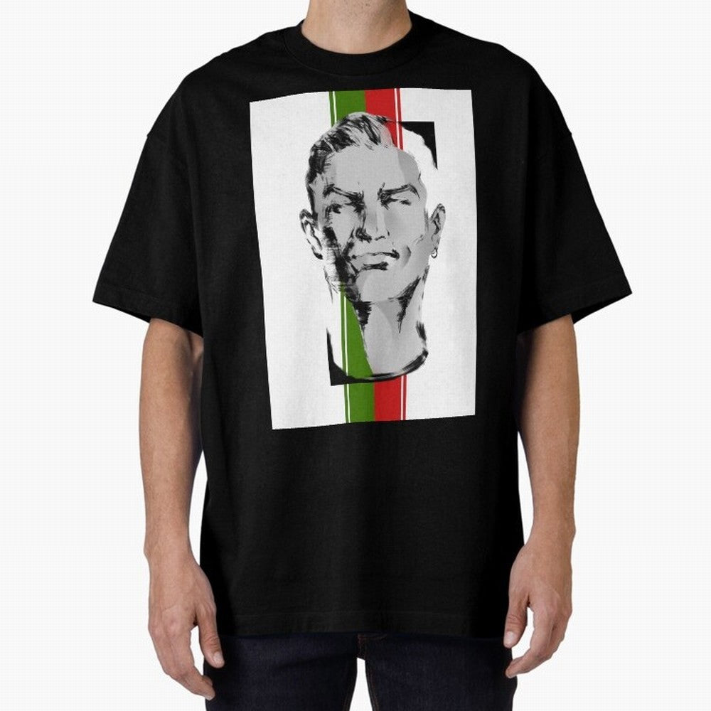 Cristiano Oversized T-Shirt Enjoy the Biggest Football Party of Global Football Passion for FIFA World Cup 2026 USA Canada Mexico, Inspired by CR7, Germany, Global Supporter Spirit, Legendary Goals, National Colors and Tournament Celebration; Made