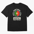 Portugal 2026 World Football Oversized T-Shirt Capture FIFA World Cup 2026 for Fans of Messi and Argentina and Brazil, Bringing Football Festival Excitement, Trophy Ambitions, Country Rivalries and Star Player Buzz; Ideal for Passionate Fans Who
