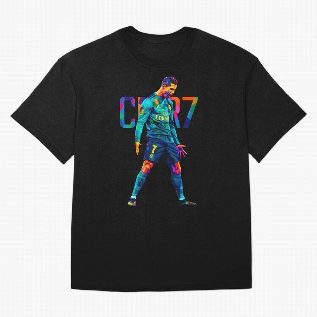 Ronaldo Cr7 Wpap Art Oversized T-Shirt Celebrate the Road through FIFA World Cup 2026 Group Stage Spirit, Driven by France, Messi, Fan Favorite Moments, National Team Passion, Big Match Drama and Soccer History; Perfect for Supporters Who Want Bold