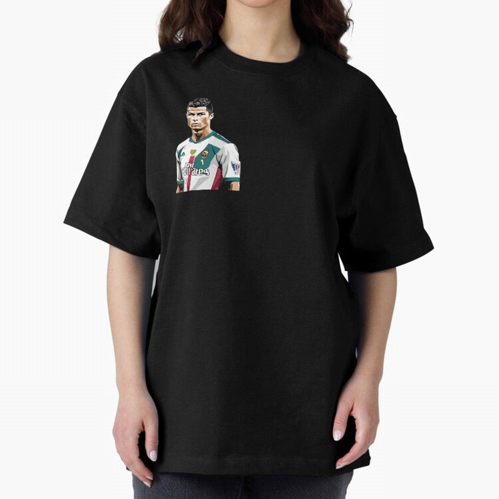 Cristiano Ronaldo Oversized T-Shirt Support the Legends of FIFA World Cup 2026 Spirit, Driven by England, CR7, Soccer Culture, Superstar Moments, National Team Dreams and Competitive Fire; Made for Die Hard Supporters, Soccer Lovers, Game Day