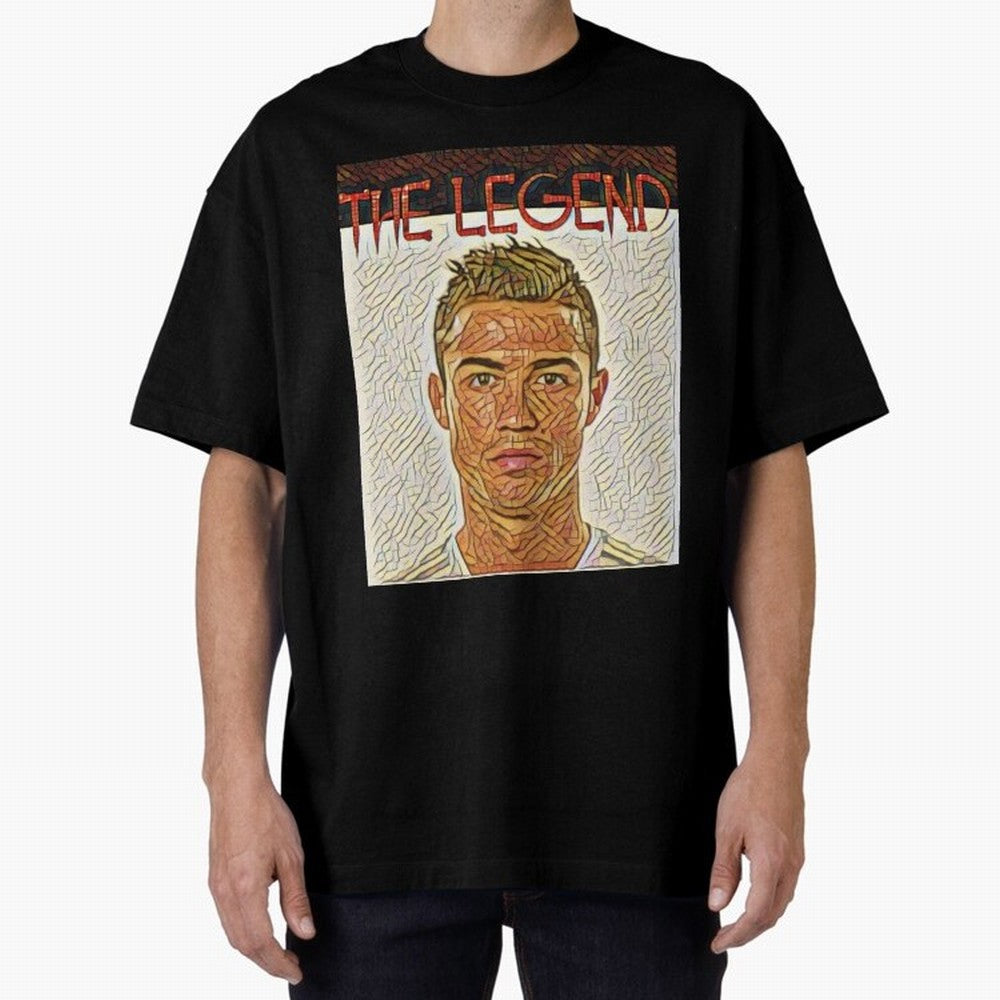 Cristiano Ronaldo Oversized T-Shirt Support FIFA World Cup 2026 Group Stage Inspired by CR7 and Messi, Germany Energy, Goal Celebration Energy, Supporter Heritage, Football Icons and Worldwide Tournament Joy; Perfect for Fans, Collectors, Family