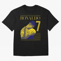 Cristiano Ronaldo Its Yellow Oversized T-Shirt Capture Global Football Passion for FIFA World Cup 2026 USA Canada Mexico, Capturing Neymar, Netherlands, Football Festival Excitement, Trophy Ambitions, Country Rivalries and Star Player Buzz; Great