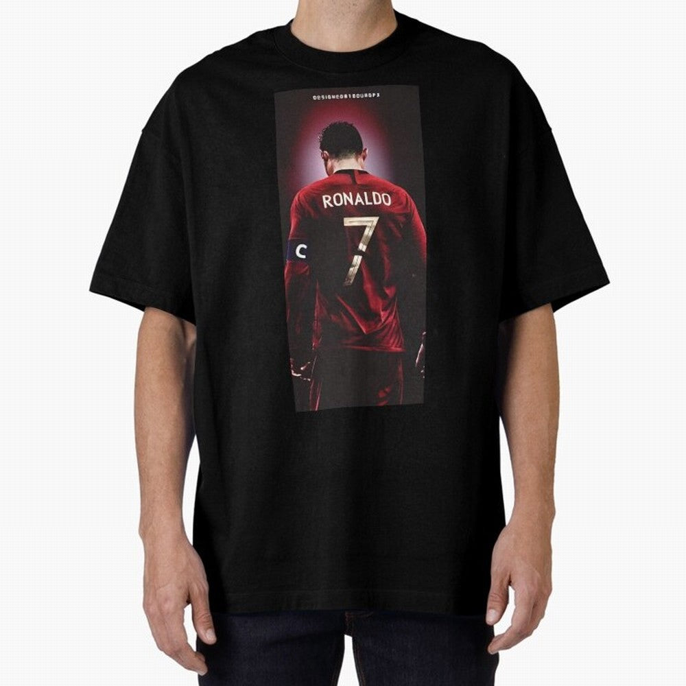 Cristiano Ronaldo Oversized T-Shirt Show Championship Spirit for FIFA World Cup 2026 USA Canada Mexico Centered on Messi and Cristiano Ronaldo, Netherlands Energy, Global Supporter Spirit, Legendary Goals, National Colors and Tournament