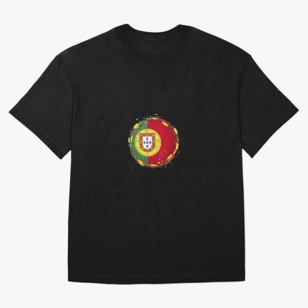 Portugal Oversized T-Shirt Bring Stadium Energy to FIFA World Cup 2026 Highlighting Messi, Brazil, Portugal and Argentina Energy, Championship Spirit, Famous Goals, Roaring Crowds and International Football Unity; Ideal for Passionate Fans Who Love