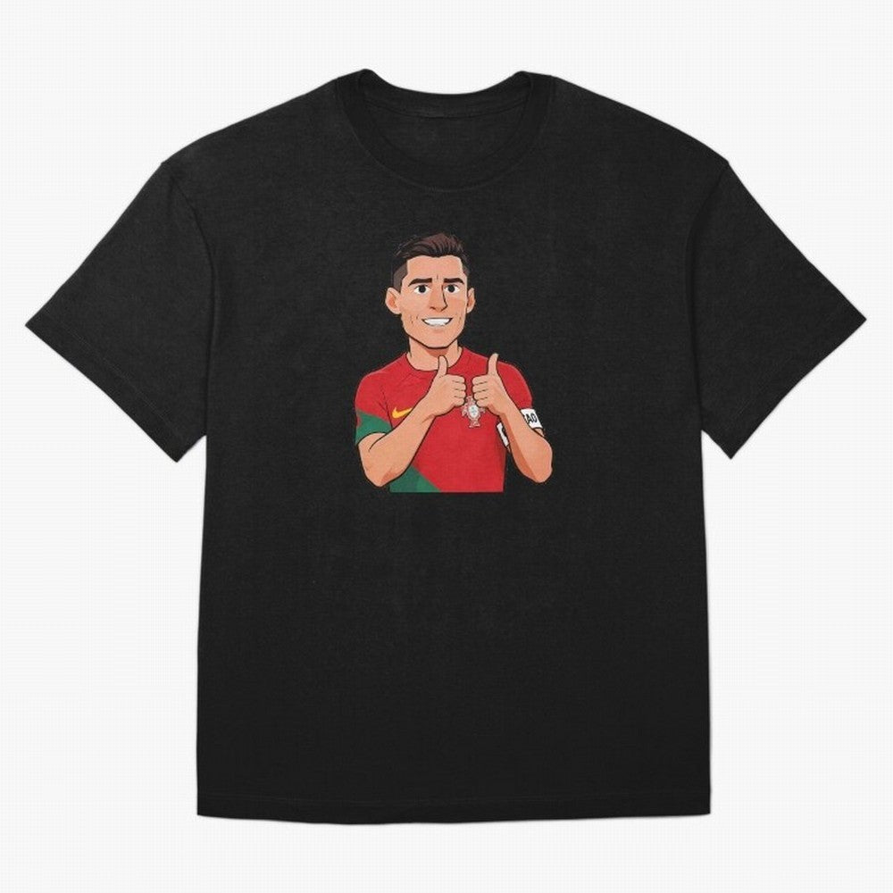 World CUP Cristiano Oversized T-Shirt Feel FIFA World Cup 2026 Spirit, Connected to Spain and Netherlands, CR7, Classic Soccer Heritage, Championship Pressure, Fan Loyalty and International Pride; Made for Die Hard Supporters, Soccer Lovers, Game