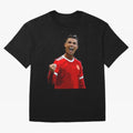 Cristiano Ronaldo Oversized T-Shirt Keep Football History Alive during Global Football Passion for FIFA World Cup 2026 Group Stage, Built around Messi, CR7 and Mbappe, Argentina, France and Brazil, Global Supporter Spirit, Legendary Goals, National