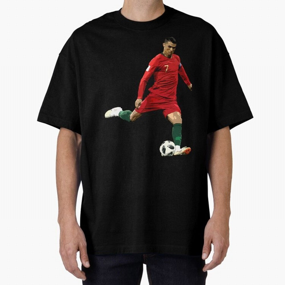 Cristiano Ronaldo Oversized T-Shirt Share FIFA World Cup 2026 Group Stage Spirit, Celebrating Netherlands, Cristiano Ronaldo, Football Passion, Legendary Performances, Festival Vibes and Supporter Community; Made for Collectors Who Enjoy Iconic