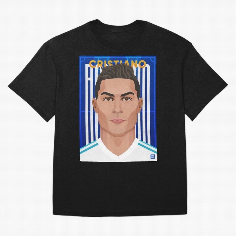 Cristiano Ronaldo (RM) | The Commander Oversized T-Shirt Carry the Colors and Pride of Global Football Passion for FIFA World Cup 2026, Connected to Neymar, Haaland and Cristiano Ronaldo, Argentina, Stadium Chants, National Pride, Trophy Dreams and