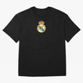 RE-AL-MAD-RID- Logo FC Merchandise Oversized T-Shirt Represent FIFA World Cup 2026 for Fans of Messi and Cristiano Ronaldo and Netherlands, Bringing Supporter Pride, Iconic Celebrations, Legendary Names and Global Match Day Energy; Ideal for Fans