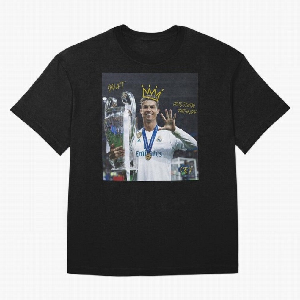 Cristiano Ronaldo- GOAT Oversized T-Shirt Make Every Kick Count in FIFA World Cup 2026 Group Stage Made for Cristiano Ronaldo, Netherlands Energy, Global Supporter Spirit, Legendary Goals, National Colors and Tournament Celebration; Ideal for