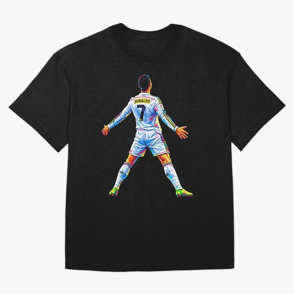 The GOAT Ronaldo Oversized T-Shirt Relive Legendary Nights from Match Day Hype around FIFA World Cup 2026 Group Stage, Mbappe, Argentina, France and Brazil, Tournament Hype, Historic Matchups, Family Viewing Parties and Global Sports Pride; Ideal