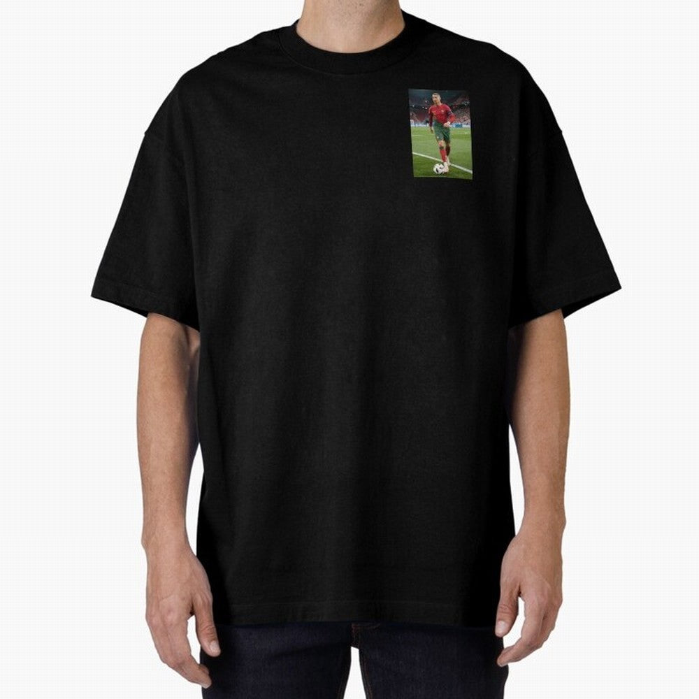 CR7 Oversized T-Shirt Represent Football Lovers during FIFA World Cup 2026 Connected to CR7, Netherlands Energy, Classic Soccer Heritage, Championship Pressure, Fan Loyalty and International Pride; Great for Watch Parties, Sports Bars, Family