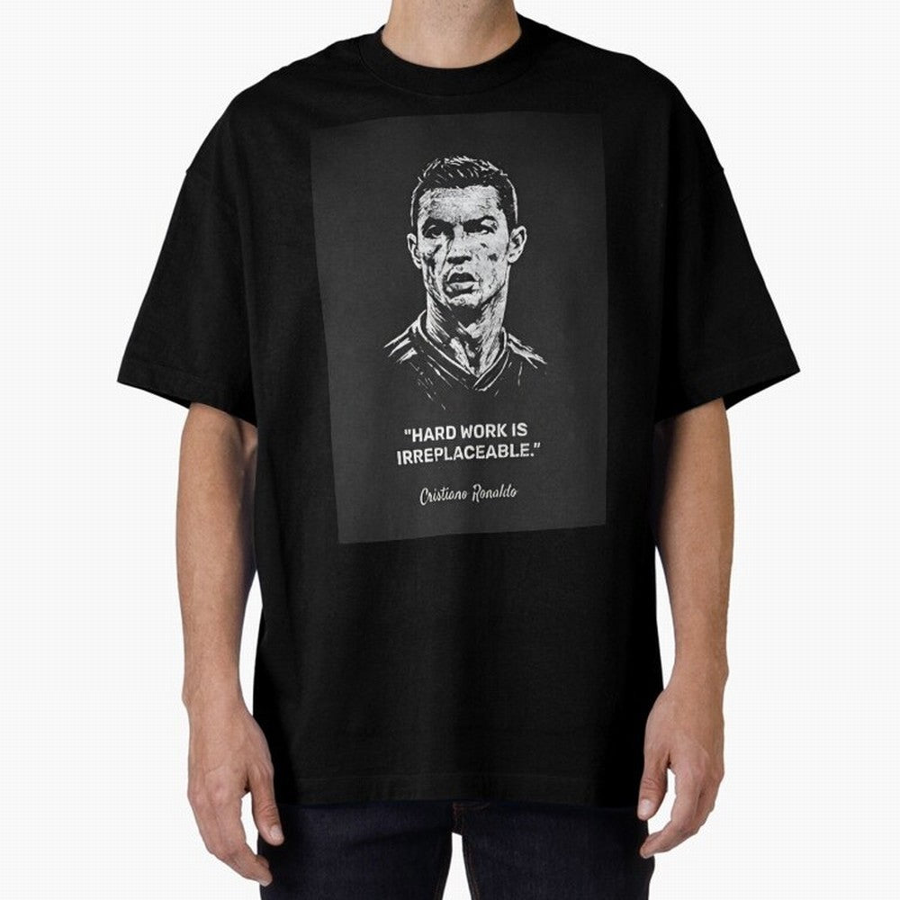 Cristiano Ronaldo Oversized T-Shirt Mark FIFA World Cup 2026 Inspired by Mbappe, Germany Energy, Sports Nostalgia, International Competition, Famous Players and Unforgettable Victories; Perfect for Supporters Who Want Bold Football Energy, Global
