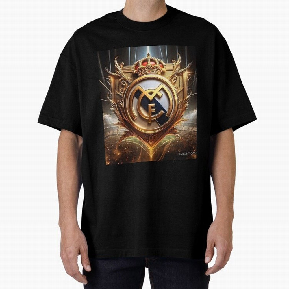 Galaxy of Real Madrid Oversized T-Shirt Showcase the FIFA World Cup 2026 Group Stage Journey through Mbappe and Neymar Highlights, England Pride, Game Day Rituals, Football Legends, Country Pride and the Road to the Final; Made for Collectors Who