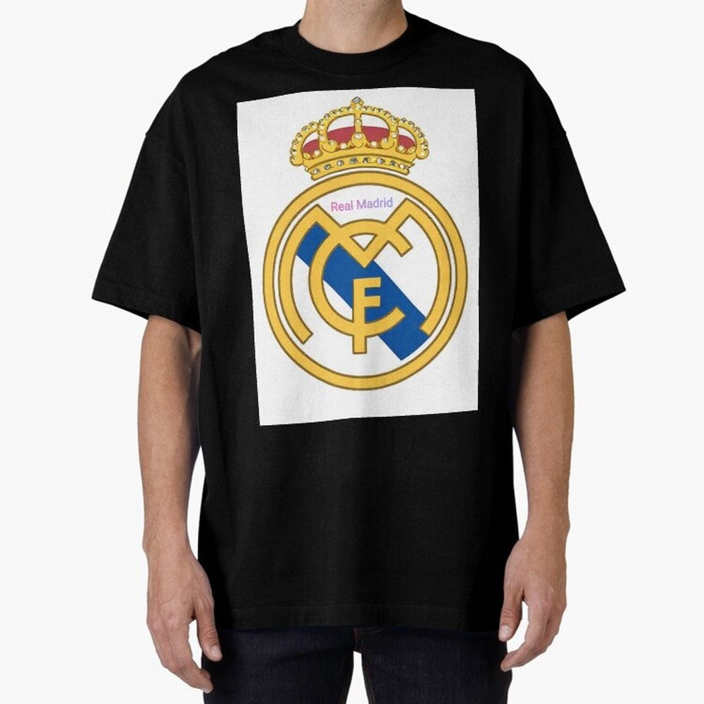 Real Madrid Gold Oversized T-Shirt Celebrate Unforgettable Nights in Global Football Passion for FIFA World Cup 2026 USA Canada Mexico, Inspired by Neymar, France and Portugal, Global Supporter Spirit, Legendary Goals, National Colors and