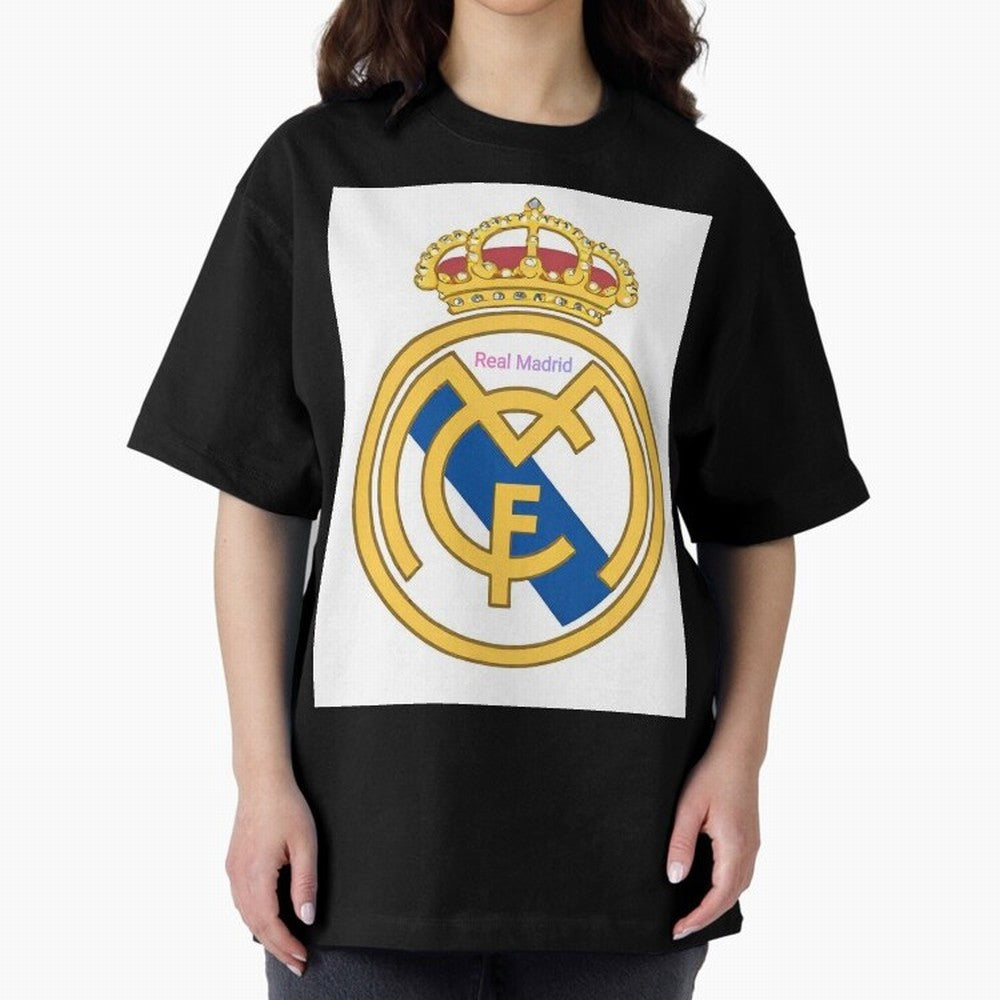 Real Madrid Gold Oversized T-Shirt Celebrate Unforgettable Nights in Global Football Passion for FIFA World Cup 2026 USA Canada Mexico, Inspired by Neymar, France and Portugal, Global Supporter Spirit, Legendary Goals, National Colors and