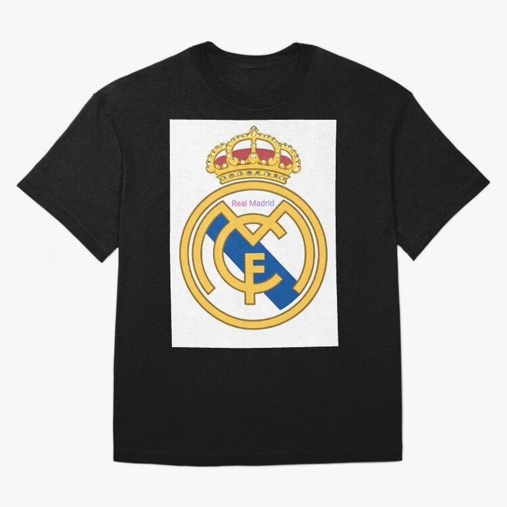 Real Madrid Gold Oversized T-Shirt Celebrate Unforgettable Nights in Global Football Passion for FIFA World Cup 2026 USA Canada Mexico, Inspired by Neymar, France and Portugal, Global Supporter Spirit, Legendary Goals, National Colors and