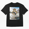 Madrid Futbol km0 Oversized T-Shirt Keep Football History Alive during the FIFA World Cup 2026 Group Stage Journey through Messi, Neymar and Mbappe Highlights, Argentina, France and Brazil Pride, Championship Spirit, Famous Goals, Roaring Crowds