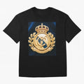 Madrid Honor y Gloria Oversized T-Shirt Get Ready for FIFA World Cup 2026 for Fans of CR7 and Messi and Argentina and Brazil, Bringing Football History, Final Match Energy, Crowd Noise and Once in a Lifetime Moments; Created for Match Day Parties,