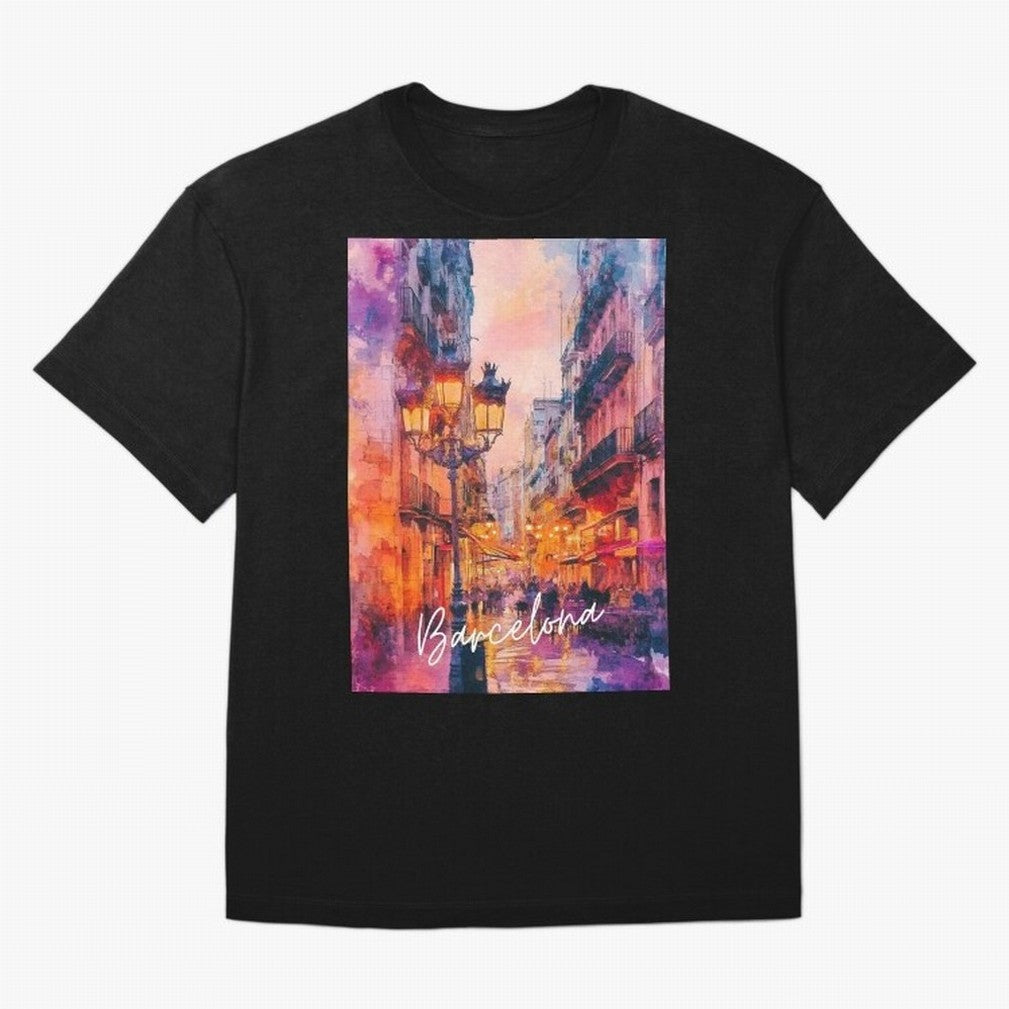 Barcelona Oversized T-Shirt Spotlight FIFA World Cup 2026 USA Canada Mexico Spirit, Connected to England, Mbappe, Tournament Hype, Historic Matchups, Family Viewing Parties and Global Sports Pride; Created for Match Day Parties, Soccer Gifts, Fan