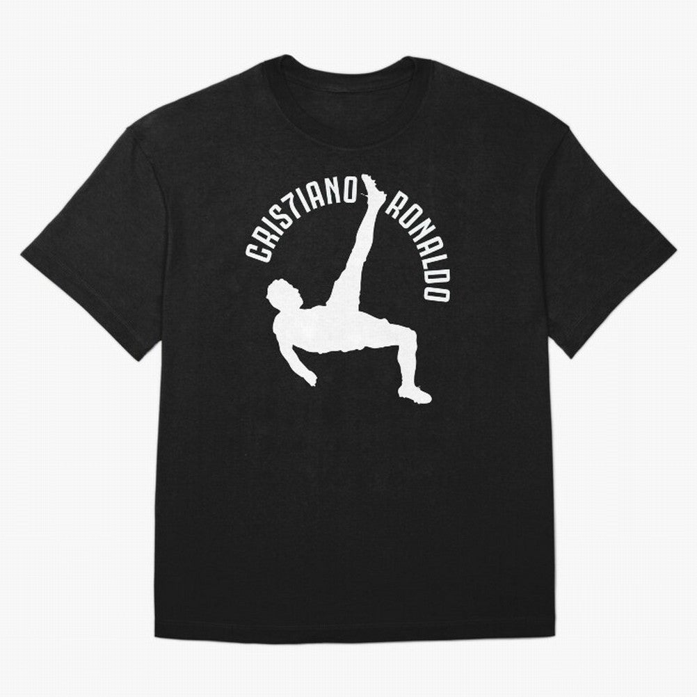Cristiano Ronaldo - Bicycle Oversized T-Shirt Live the Energy of Match Day Hype around FIFA World Cup 2026 Group Stage, Messi and Cristiano Ronaldo, Argentina, France and Brazil, Fan Favorite Moments, National Team Passion, Big Match Drama and
