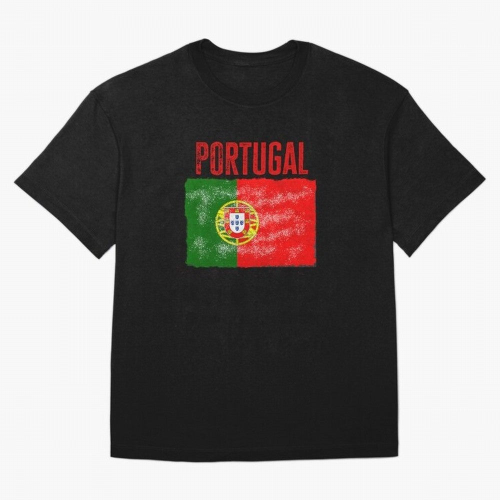 Portugal Oversized T-Shirt Share the Excitement of FIFA World Cup 2026 for Fans of Messi and England and Germany, Bringing Football Festival Excitement, Trophy Ambitions, Country Rivalries and Star Player Buzz; Ideal for Fans Who Follow Messi,
