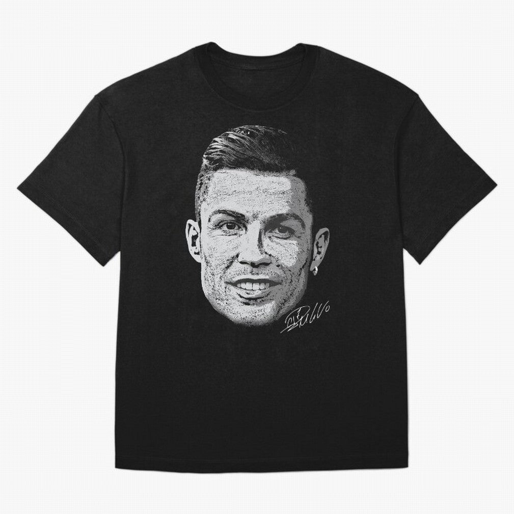 Cristiano Ronaldo Signed Oversized T-Shirt Show Match Day Excitement for the FIFA World Cup 2026 Journey through Haaland Highlights, Germany Pride, Football Passion, Legendary Performances, Festival Vibes and Supporter Community; Built for