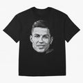 Cristiano Ronaldo Signed Oversized T-Shirt Show Match Day Excitement for the FIFA World Cup 2026 Journey through Haaland Highlights, Germany Pride, Football Passion, Legendary Performances, Festival Vibes and Supporter Community; Built for