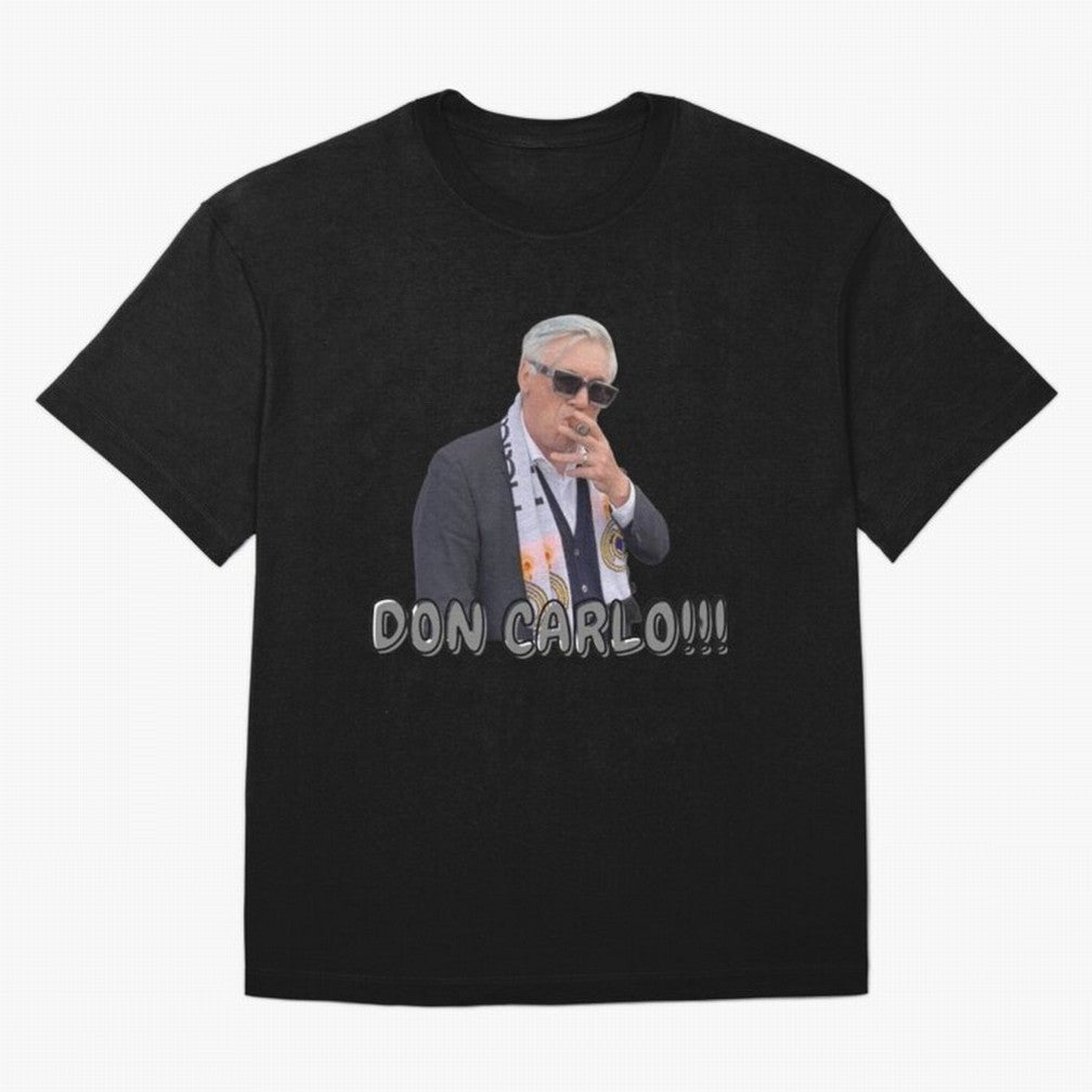 Don Carlo Ancelotti Oversized T-Shirt Celebrate the FIFA World Cup 2026 Journey through Mbappe and Neymar Highlights, Brazil, Portugal and Argentina Pride, Match Day Excitement, Supporter Culture, Golden Goals and Global Football Passion; Built for