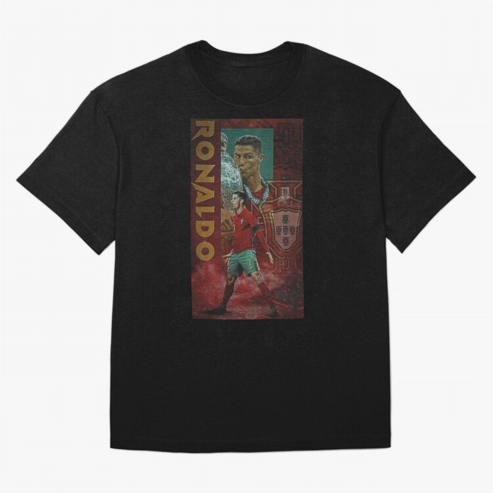 Cristiano Ronaldo Oversized T-Shirt Discover the FIFA World Cup 2026 Group Stage Journey through Mbappe and Neymar Highlights, Netherlands Pride, Football Passion, Legendary Performances, Festival Vibes and Supporter Community; Great for Watch