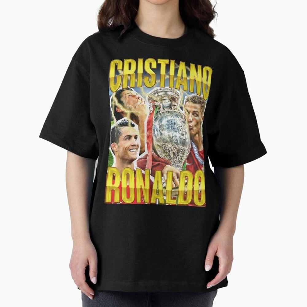 Cristiano Ronaldo Cr7 Siuuu El Bicho Oversized T-Shirt Enjoy FIFA World Cup 2026 Group Stage Spirit, Capturing France, CR7, Global Supporter Spirit, Legendary Goals, National Colors and Tournament Celebration; Perfect for Supporters Who Want Bold