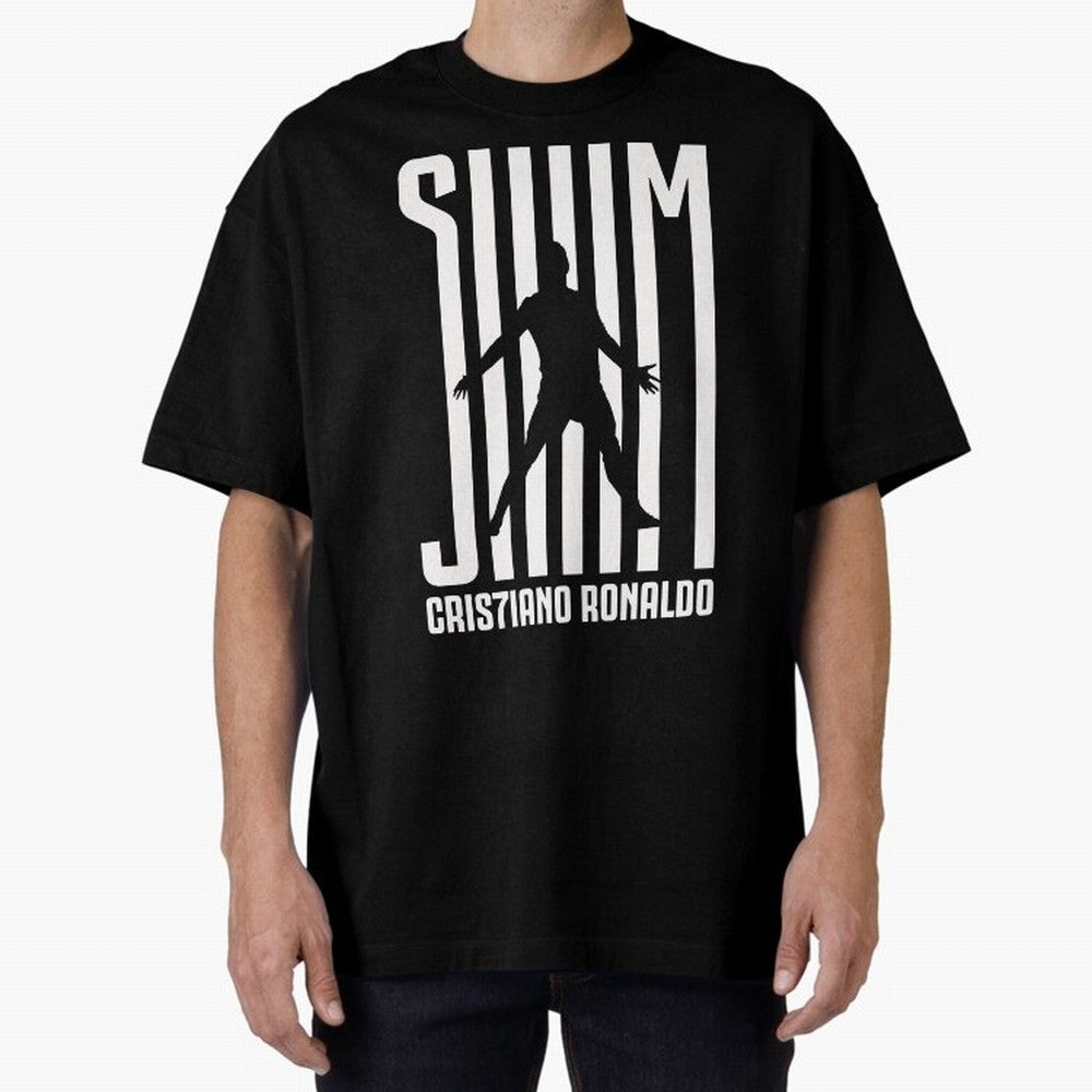 Cristiano Ronaldo - SIM Oversized T-Shirt Bring World Football Passion into FIFA World Cup 2026 Group Stage for Fans of Messi and Cristiano Ronaldo and Brazil, Bringing Football Passion, Legendary Performances, Festival Vibes and Supporter