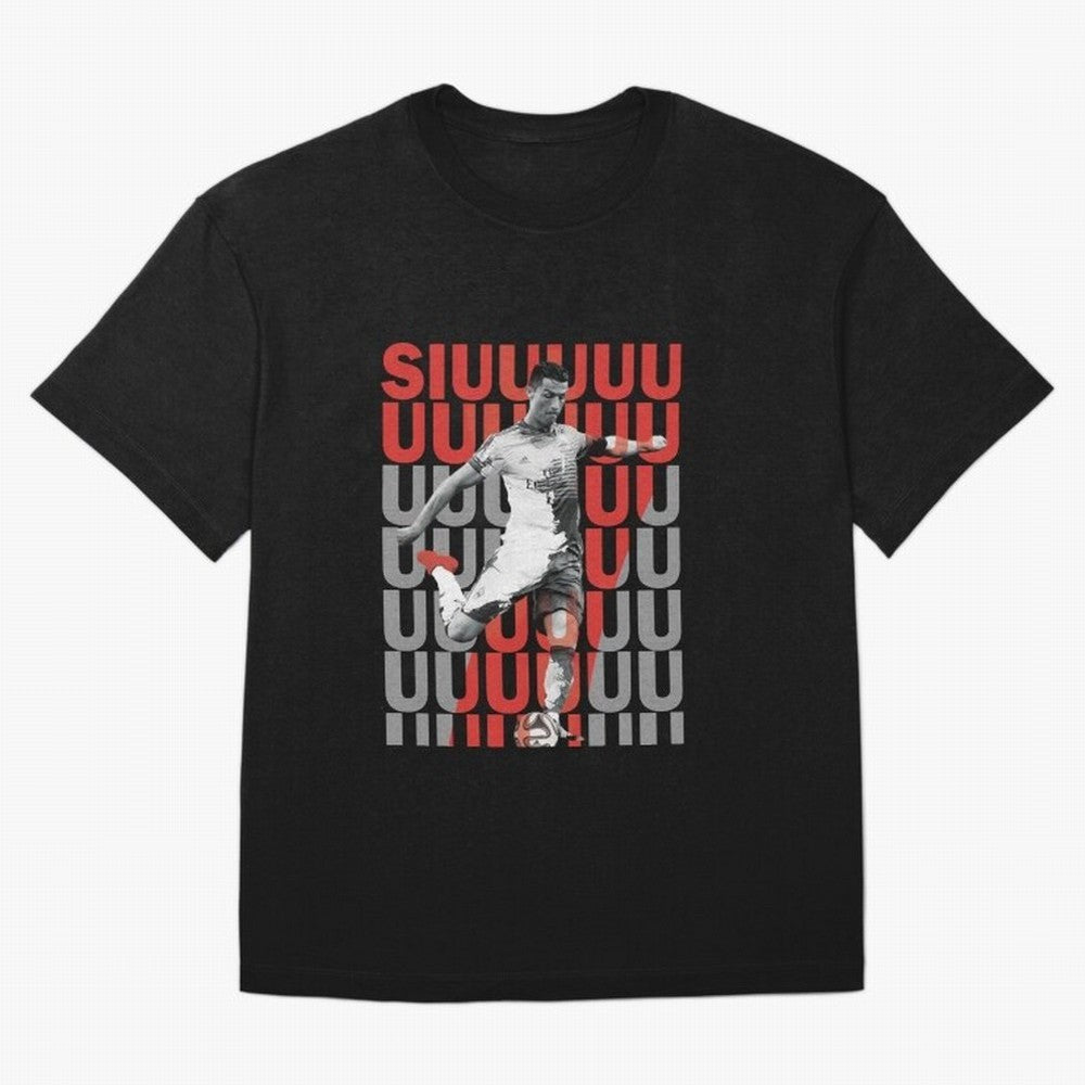Siuuuuuu Cristiano Ronaldo Oversized T-Shirt Bring Supporter Culture to Match Day Hype around FIFA World Cup 2026, Messi, Neymar and Mbappe, France and Portugal, Fan Favorite Moments, National Team Passion, Big Match Drama and Soccer History; Great