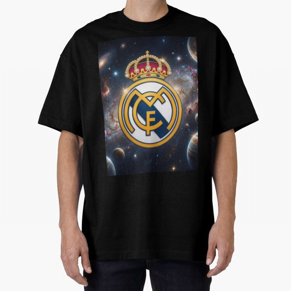 La Galaxia del Real Madrid Oversized T-Shirt Show Support during FIFA World Cup 2026 Driven by Mbappe, England and Germany Energy, Game Day Rituals, Football Legends, Country Pride and the Road to the Final; Made for Die Hard Supporters, Soccer
