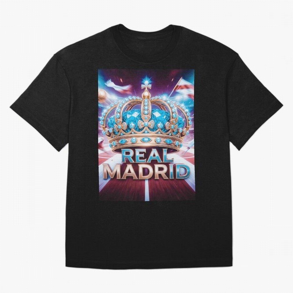 Real Madrid Oversized T-Shirt Mark Global Football Passion for FIFA World Cup 2026 USA Canada Mexico, Built around Haaland, France and Portugal, Goal Celebration Energy, Supporter Heritage, Football Icons and Worldwide Tournament Joy; Ideal for