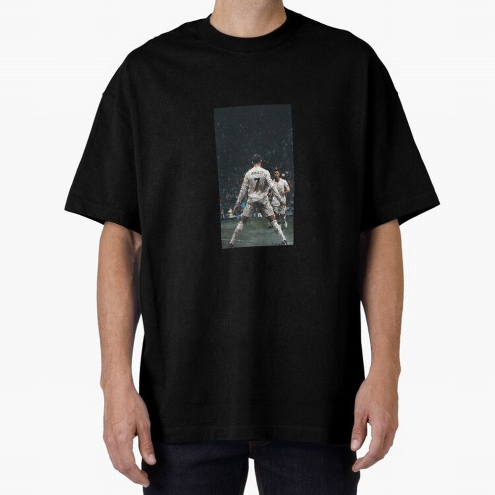 CR7 Oversized T-Shirt Bring World Football Passion into the FIFA World Cup 2026 USA Canada Mexico Journey through CR7 Highlights, England Pride, Champion Mindset, Group Stage Buzz, Knockout Tension and Passionate Fan Culture; Great for Supporters