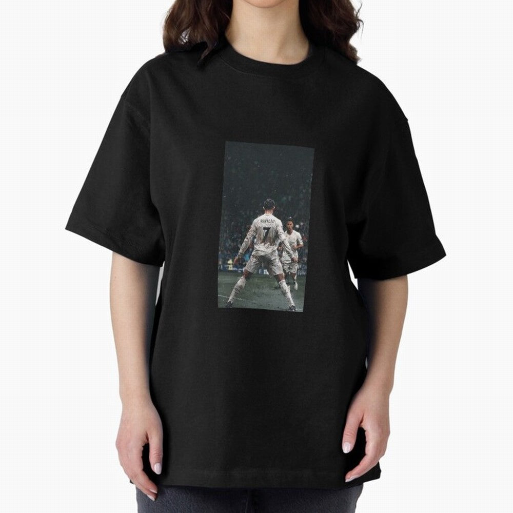 CR7 Oversized T-Shirt Bring World Football Passion into the FIFA World Cup 2026 USA Canada Mexico Journey through CR7 Highlights, England Pride, Champion Mindset, Group Stage Buzz, Knockout Tension and Passionate Fan Culture; Great for Supporters