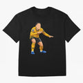 Matheus Cunha Goal Celebration Dance Oversized T-Shirt Celebrate Match Day Hype around FIFA World Cup 2026 Group Stage, Messi and Cristiano Ronaldo, Netherlands, Vintage Soccer Flavor, Modern Football Stars, National Flags and Final Night Emotion;