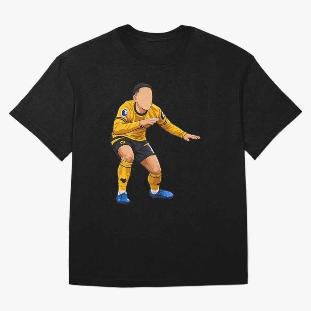 Matheus Cunha Goal Celebration Dance Oversized T-Shirt Celebrate Match Day Hype around FIFA World Cup 2026 Group Stage, Messi and Cristiano Ronaldo, Netherlands, Vintage Soccer Flavor, Modern Football Stars, National Flags and Final Night Emotion;
