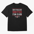 Australian United Fan Club Oversized T-Shirt Elevate the FIFA World Cup 2026 Group Stage Journey through Messi, Neymar and Mbappe Highlights, England Pride, Retro Football Energy, Iconic Rivalries, Trophy Chase Drama and Stadium Atmosphere; Made